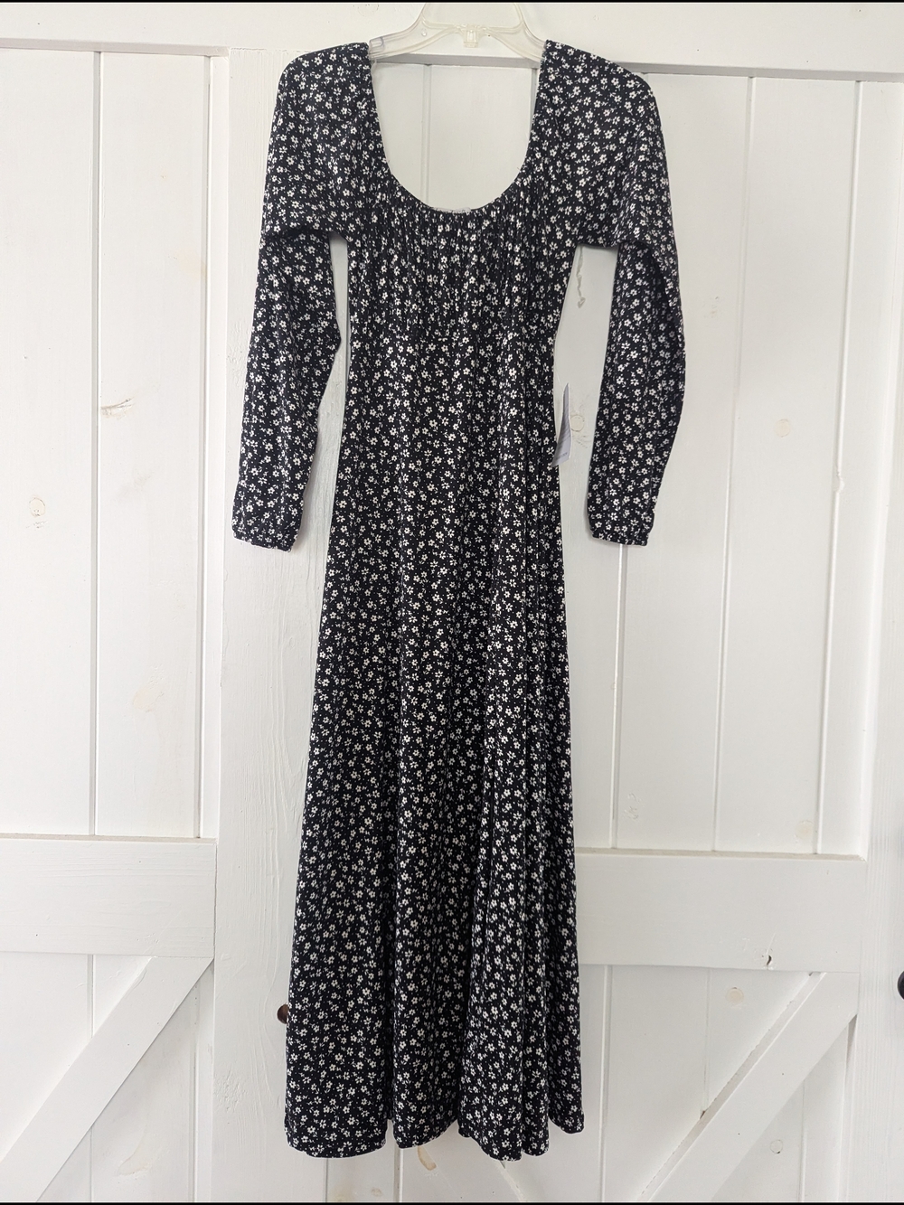 Velvet Torch Black Floral Maxi Dress